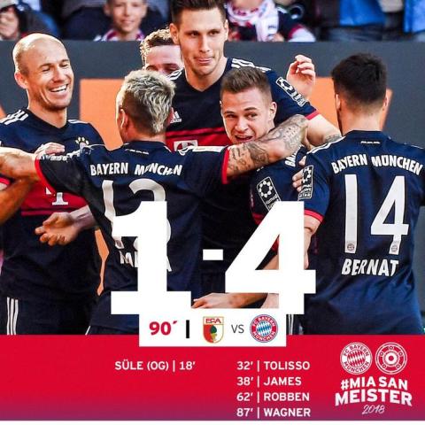  拜仁提前五轮夺冠，德甲巨人统治力依旧  